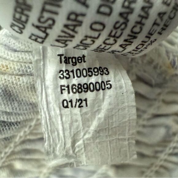 Wild Fable Floral Tie-Shoulder Smocked Tank Top XS Cute Summer Tube Top Style - Picture 6 of 6